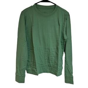 NEW Allbirds- 100% Organic Cotton Soft Long Sleeve Tee Natural Fibers Size XS